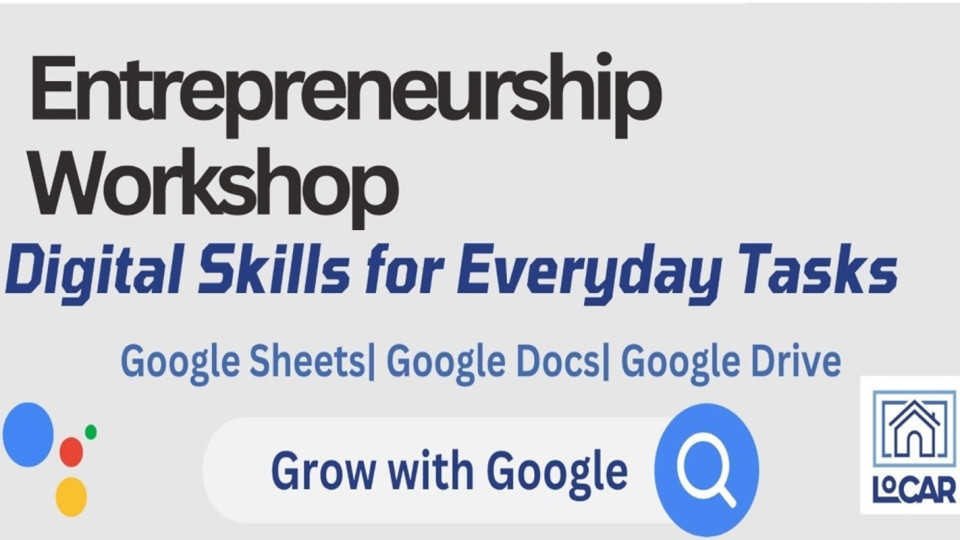 Entrepreneurship Workshop:  Digital Skills for Everyday Tasks